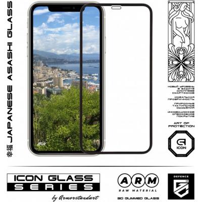 Защитное стекло Armorstandart Icon 3D Apple iPhone 11/XR Black (ARM55979-GI3D-BK) фото №2