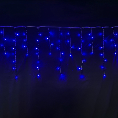 Гірлянда Novogod`ko бахрома 83 LED, синяя, 2,1*0,7м, 8 режимов (973772)