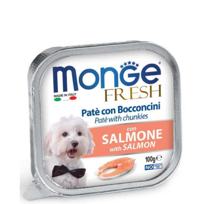 Консерва для собак Monge DOG FRESH лосось 100 г (8009470013086)
