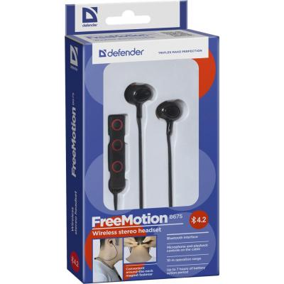 Навушники Defender FreeMotion B675 Black (63675) фото №6
