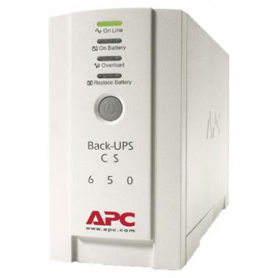 Источник бесперебойного питания APC Back-UPS CS 650VA  (BK650EI)