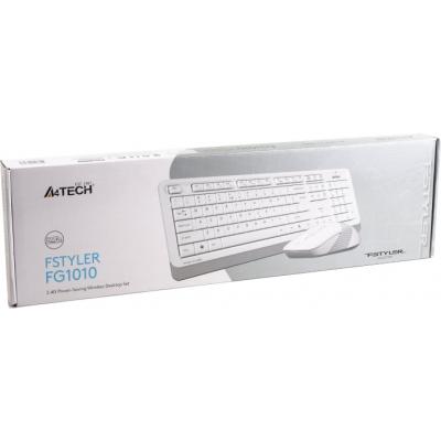 Клавиатура   мышка A4Tech FG1010 White фото №4