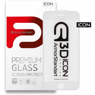 Защитное стекло Armorstandart Icon 3D Apple iPhone SE New/8/7 White (ARM55981-GI3D-WT)