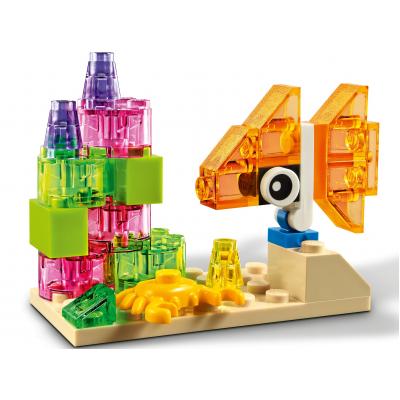 Конструктор Lego Конструктор  Classic Прозрачные кубики для творчества 500 деталей (11013) фото №8