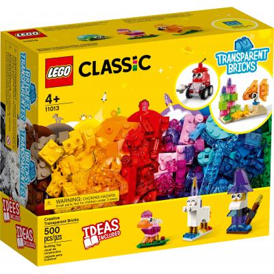 Конструктор Lego Конструктор  Classic Прозрачные кубики для творчества 500 деталей (11013)