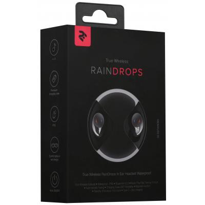 Навушники 2E RainDrops True Wireless Waterproof Mic Black (-EBTWRDBK) фото №4