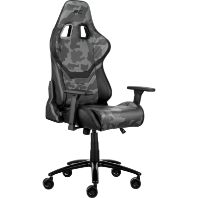 Геймерське крісло 2E Gaming Hibagon II Black/Camo (-GC-HIB-BK) фото №7