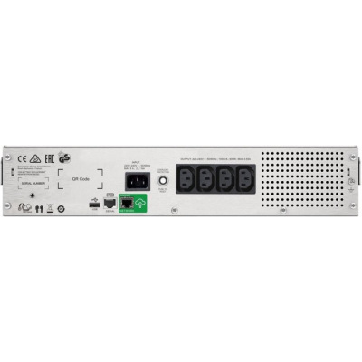 Джерело безперебійного живлення APC Smart-UPS C 1000VA LCD 230V with SmartConnect (SMC1000I-2UC) фото №6