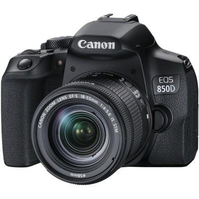 Цифрова фотокамера Canon EOS 850D kit 18-55 IS STM Black (3925C016) фото №2