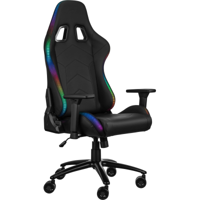Геймерське крісло 2E Gaming Ogama II RGB Black (-GC-OGA-BKRGB)