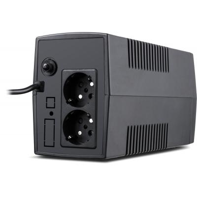 Джерело безперебійного живлення Vinga LED 800VA plastic case (VPE-800P) фото №3