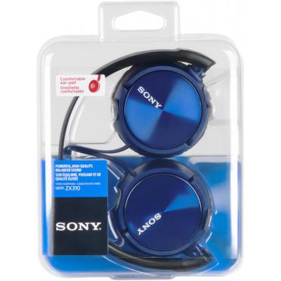 Наушники Sony MDR-ZX310 Blue (MDRZX310L.AE) фото №9