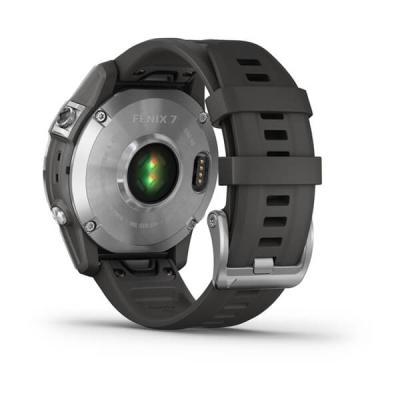 Smart годинник Garmin fenix 7, Silver w/Graphite Band, GPS (010-02540-01) фото №9