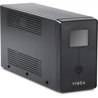 Джерело безперебійного живлення Vinga LCD 1200VA metal case (VPC-1200M) фото №5