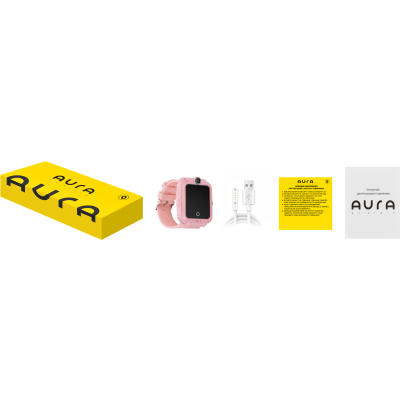 Smart годинник Aura A4 4G WIFI Pink (KWAA44GWFP) фото №5