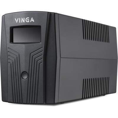 Джерело безперебійного живлення Vinga LCD 1200VA plastic case (VPC-1200P) фото №7
