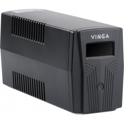 Источник бесперебойного питания Vinga LCD 600VA plastic case (VPC-600P) фото №7