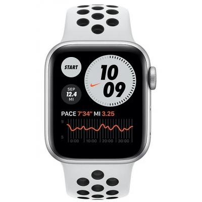 Smart годинник Apple Watch Nike SE GPS, 44mm Silver Aluminum Case with Pure Plati (MYYH2UL/A) фото №2