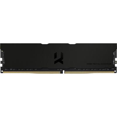 Модуль памяти для компьютера Goodram DDR4 16GB 3600 MHz Iridium Pro Deep Black  (IRP-K3600D4V64L18/16G)