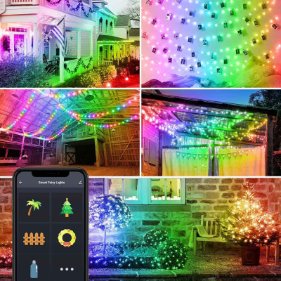Гирлянда Colorway Smart LED RGB WiFi Bluetooth 10M 66LED IP65 (CW-GS-66L10UMC) фото №11