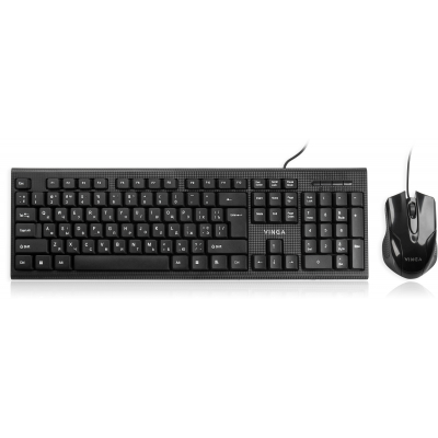 Клавіатура   мишка Vinga KBS170 Black