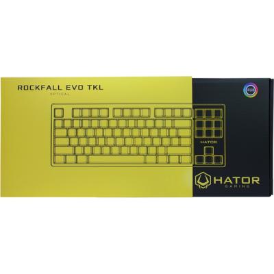 Клавиатура HATOR Rockfall EVO TKL Optical Black (HTK-630) фото №5