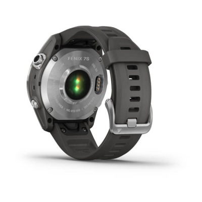 Smart годинник Garmin fenix 7S Stainless Steel w/Graphite Band, GPS (010-02539-01) фото №10