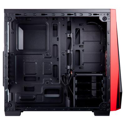 Корпус  Carbide SPEC-04 Tempered Glass Black/Red (CC-9011117-WW) фото №4