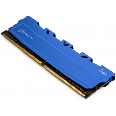 Модуль памяти для компьютера Exceleram DDR4 16GB 2400 MHz Blue Kudos  (EKBLUE4162417A) фото №2