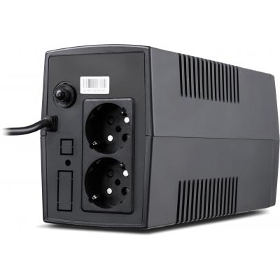 Джерело безперебійного живлення Vinga LCD 800VA plastic case (VPC-800P) фото №4
