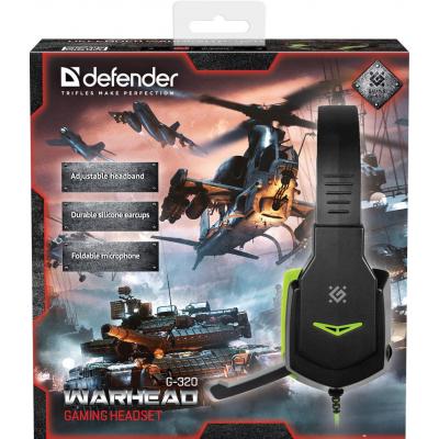 Навушники Defender Warhead G-320 Black-Green (64032) фото №6