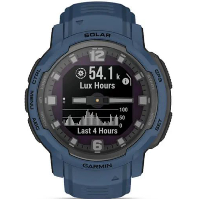 Smart часы Garmin Instinct Crossover Solar, Tidal Blue, GPS (010-02730-02) фото №2