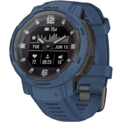 Smart часы Garmin Instinct Crossover Solar, Tidal Blue, GPS (010-02730-02)