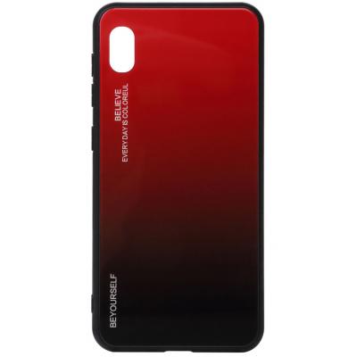 Чохол для телефона BeCover Gradient Glass Xiaomi Redmi 7A Red-Black (703892)
