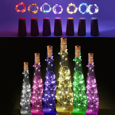 Гірлянда Colorway пробка для бутылки на батарейках LED 20/2М (5шт/уп) цветная (CW-GC-20L2BMC) фото №6
