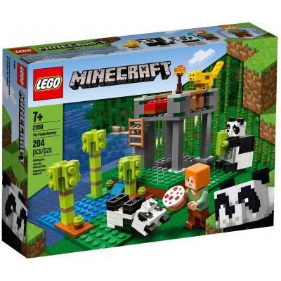 Конструктор Lego  Minecraft Питомник панд 204 детали (21158)