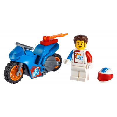 Конструктор Lego City Stunt Реактивный трюковый мотоцикл 14 деталей (60298) фото №2
