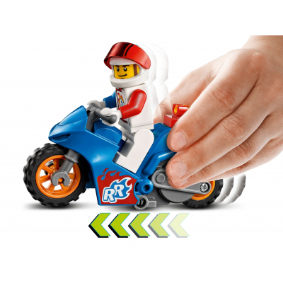 Конструктор Lego City Stunt Реактивный трюковый мотоцикл 14 деталей (60298) фото №4