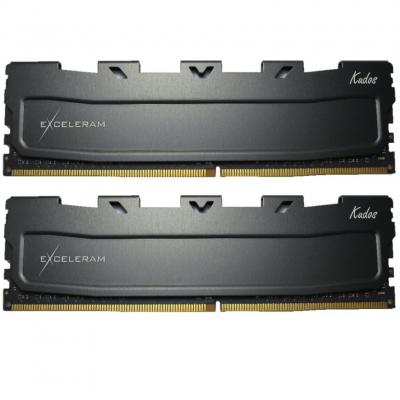 Модуль памяти для компьютера Exceleram DDR3L 16GB (2x8GB) 1600 MHz Black Kudos  (EKBLACK3161611LAD)
