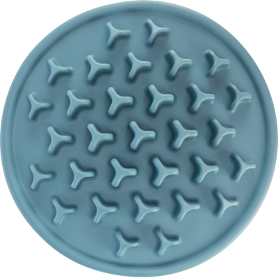 Посуд для котів Trixie Посуда для кошек  Коврик Pillars Медленное кормление d 35 см (голубой) (4011905250380) фото №6