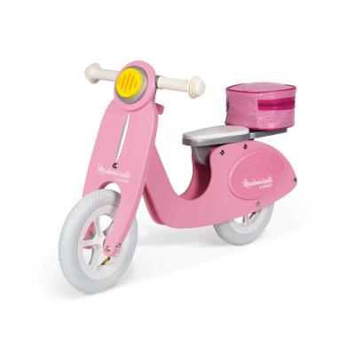 Велосипед дитячий Goki Ретро скутер рожевий фото №2