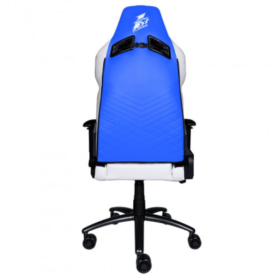 Геймерське крісло 1stPlayer DK2 Blue-White фото №3