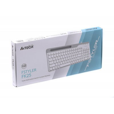Клавіатура A4Tech FK25 USB White фото №5