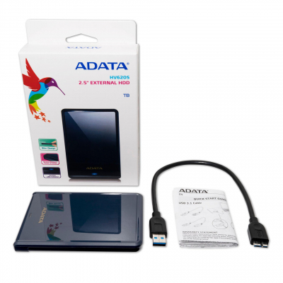 Внешний жесткий диск Adata 2.5" 2TB  (AHV620S-2TU31-CBL) фото №5