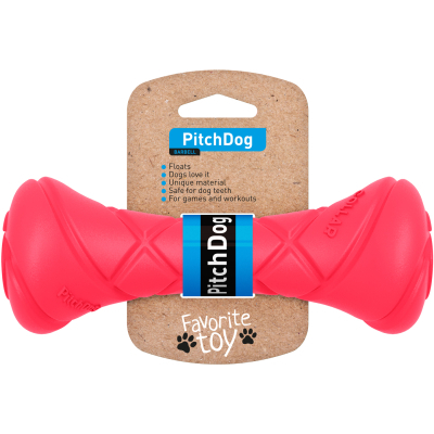 Іграшки для собак Collar PitchDog гантель для апортування 19 см рожева (62397) фото №3