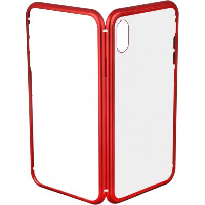 Чохол для телефона Armorstandart Magnetic Case 1 Gen. iPhone XS Max Clear/Red (ARM53391) фото №2