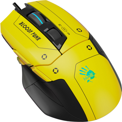 Комп'ютерна миша A4Tech W70 Max Bloody Punk Yellow